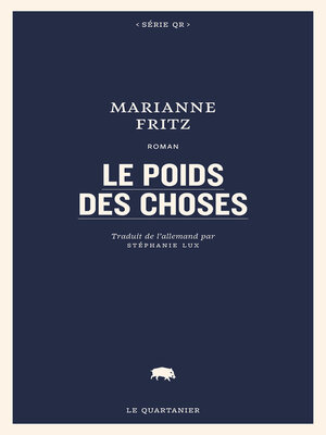 cover image of Le poids des choses
